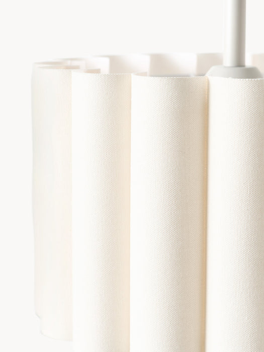 Large Linen Pendant Light Lucina