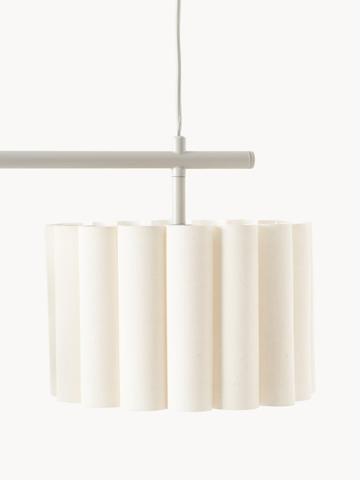 Large Linen Pendant Light Lucina