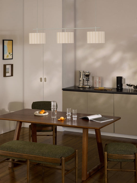 Large Linen Pendant Light Lucina