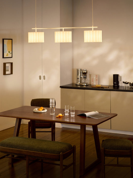 Large Linen Pendant Light Lucina