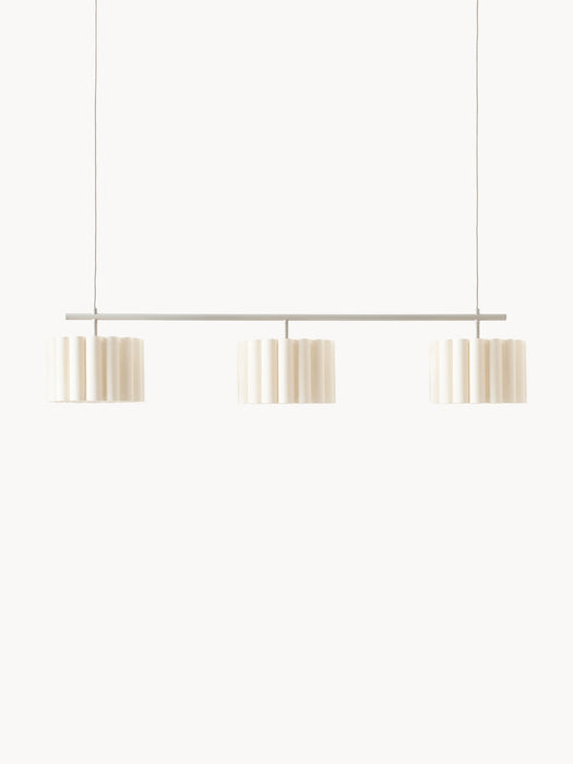 Large Linen Pendant Light Lucina