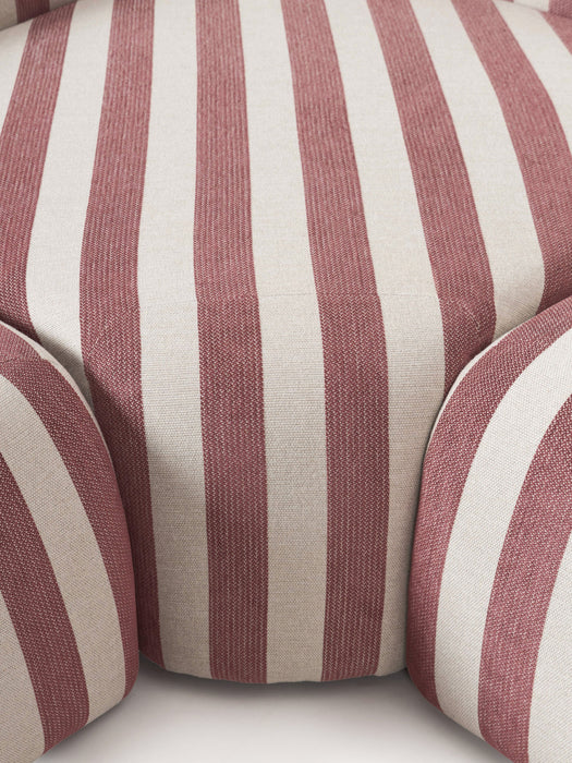 XL Modular Striped Sofa Wolke
