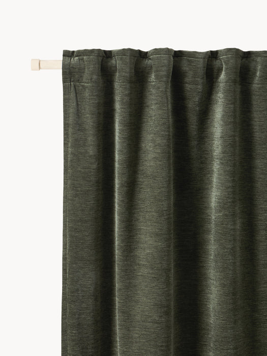 Blackout Multi-Band Curtains Sandra Set of 2 W 130 cm