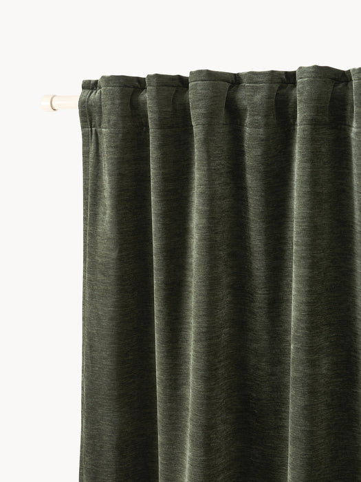 Sandra Blackout Multi-Band Curtains, Set of 2, W 130 cm