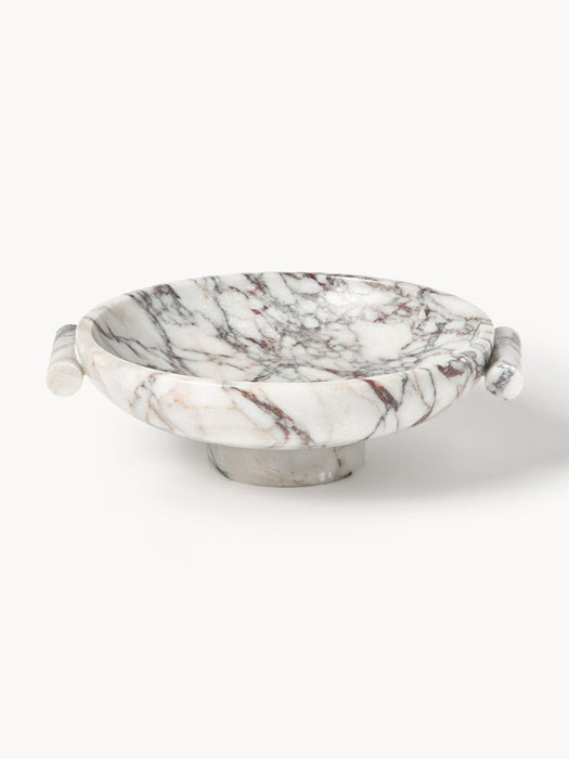 Calacatta Viola Marble Decorative Bowl Fossil H 10 cm