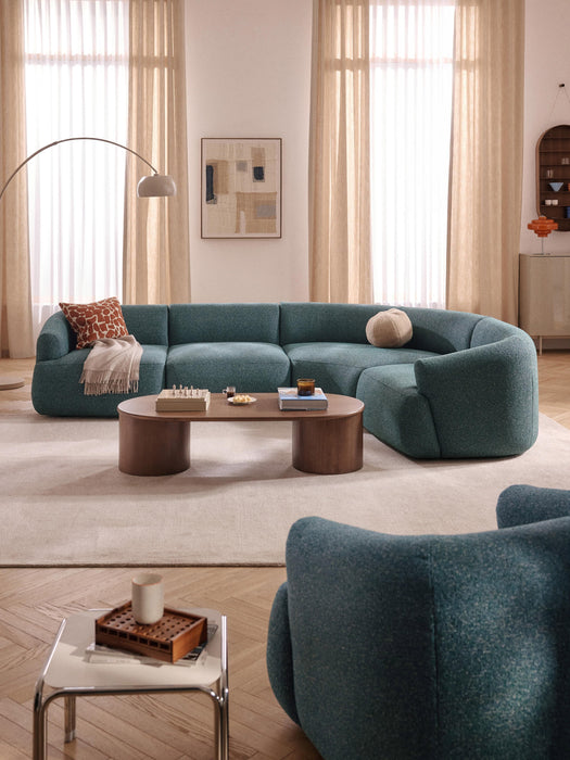 Modular Boucl Corner Sofa Sofia 4-seater