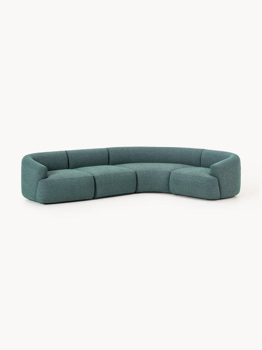 Sofia Modular Bouclé Corner Sofa (4-seater)
