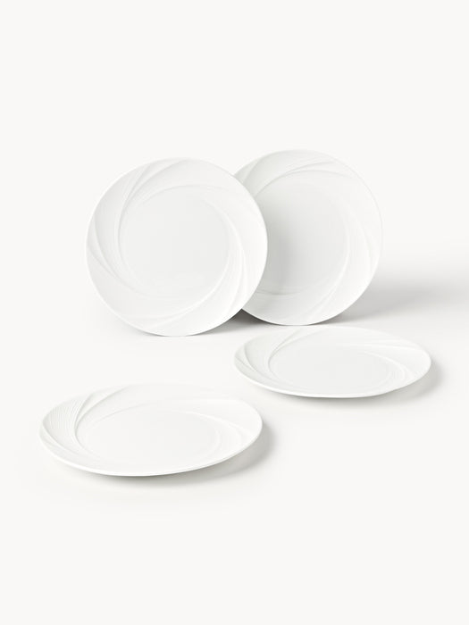 Porcelain Dessert Plates Adonis Set of 4