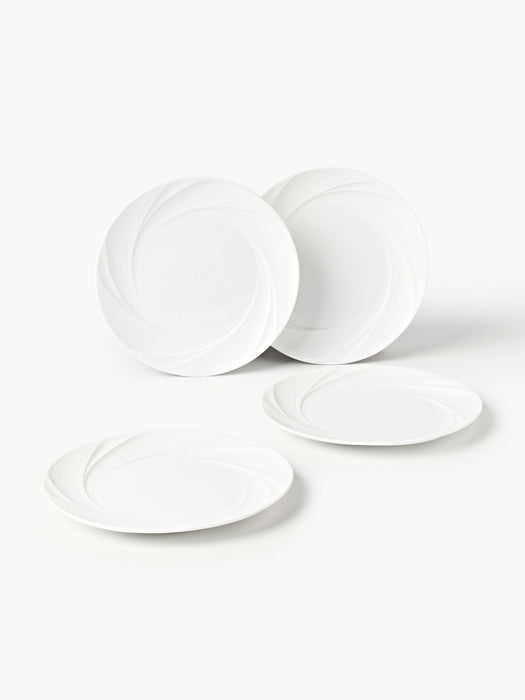 Adonis Porcelain Dessert Plates, Set of 4