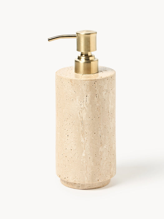 Susan Travertine Soap Dispenser