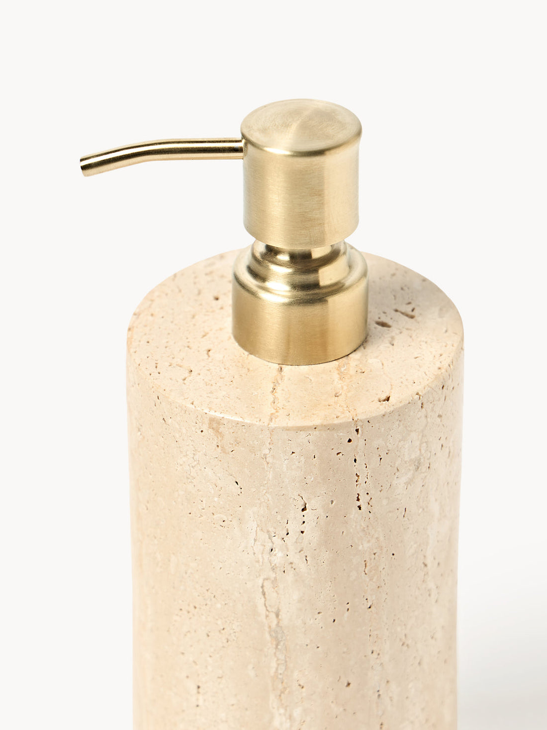 Susan Travertine Soap Dispenser