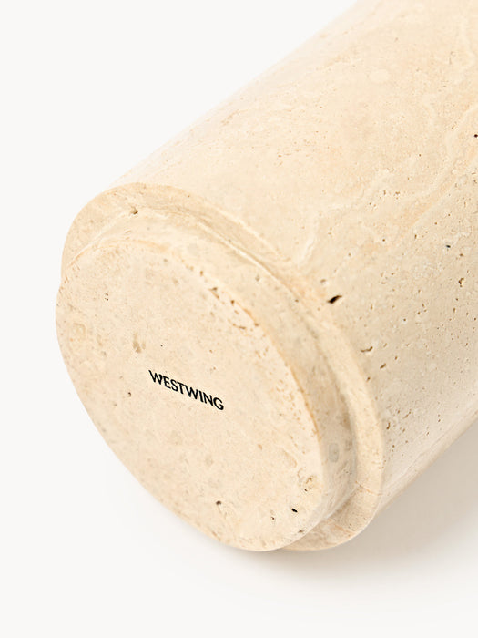 Susan Travertine Soap Dispenser