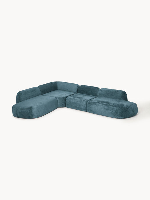 Wolke XL Modular Teddy BouclÃ© Corner Sofa