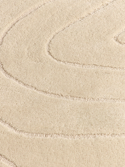 Aaron Round Hand-Tufted Wool Rug