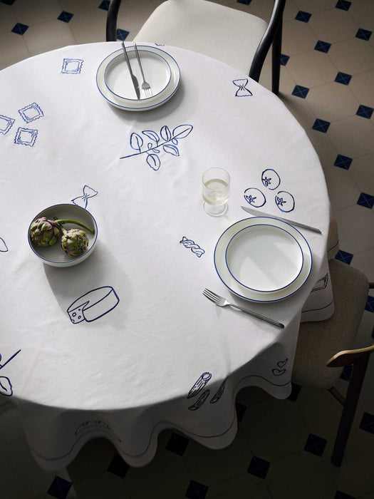 Embroidered Round Tablecloth Tutti