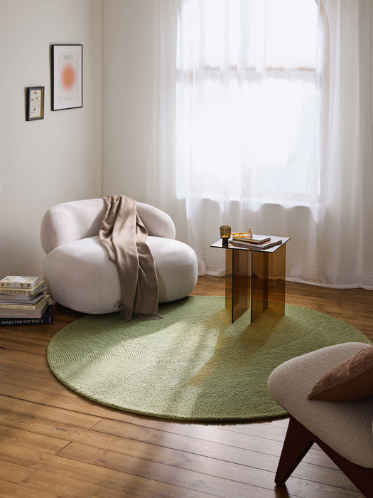 Eleni Round Hand-Tufted Wool Rug