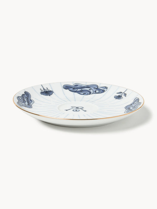 Mystic Coffee Cups with Saucers, Set of 4