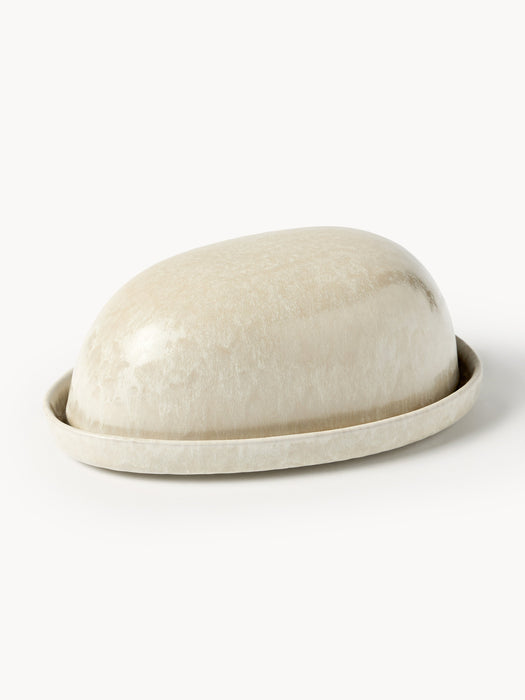 Handmade Organic Shaped Butter Dish Macey