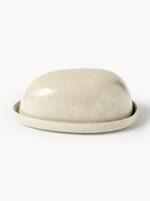 Handmade Organic Shaped Butter Dish Macey