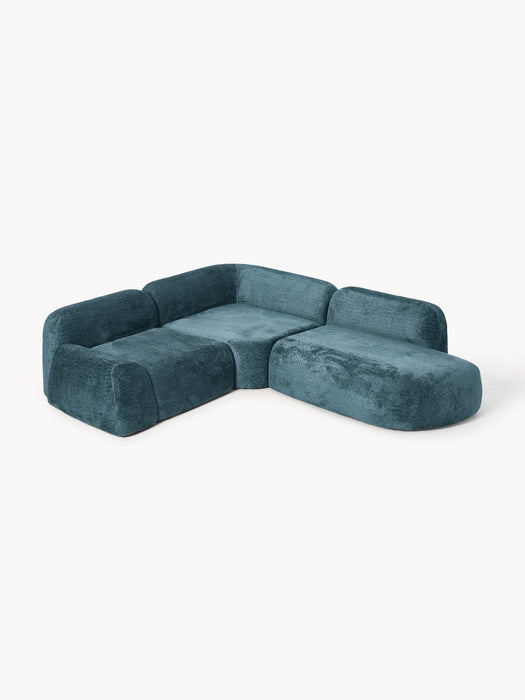 Wolke Modular Teddy Bouclé Corner Sofa (4-seater)