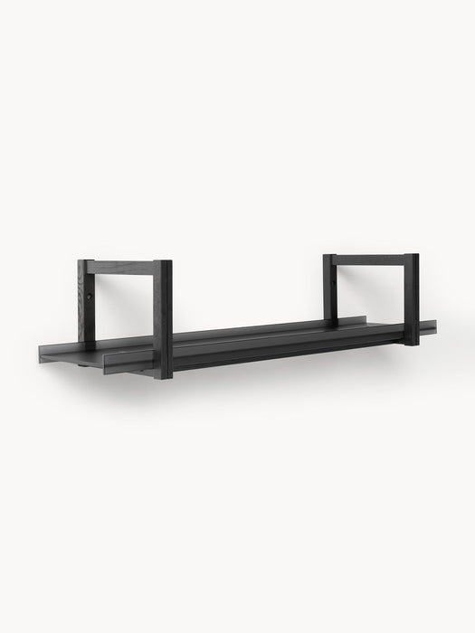 Alex Oak Shelf with Glass Shelves