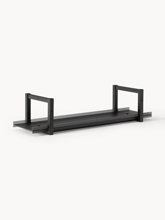 Alex Oak Shelf with Glass Shelves