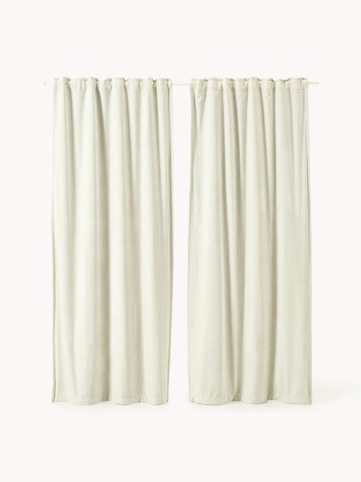 Sandra Blackout Multi-Band Curtains, Set of 2, W 130 cm