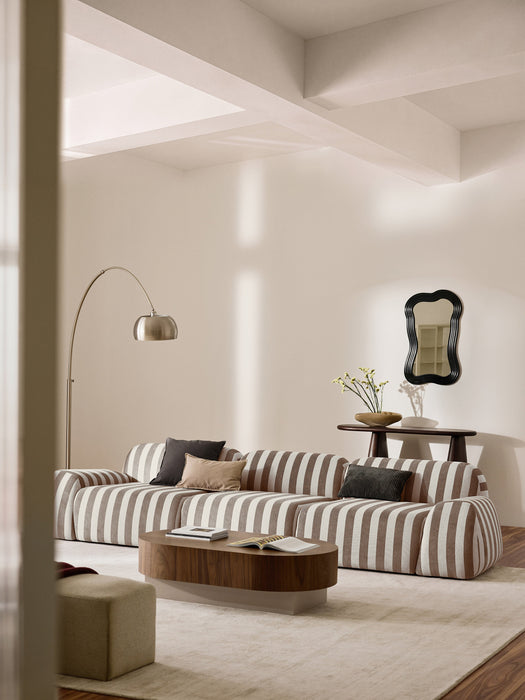 Modular Striped Sofa Wolke 4-seater