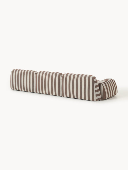 Modular Striped Sofa Wolke 4-seater