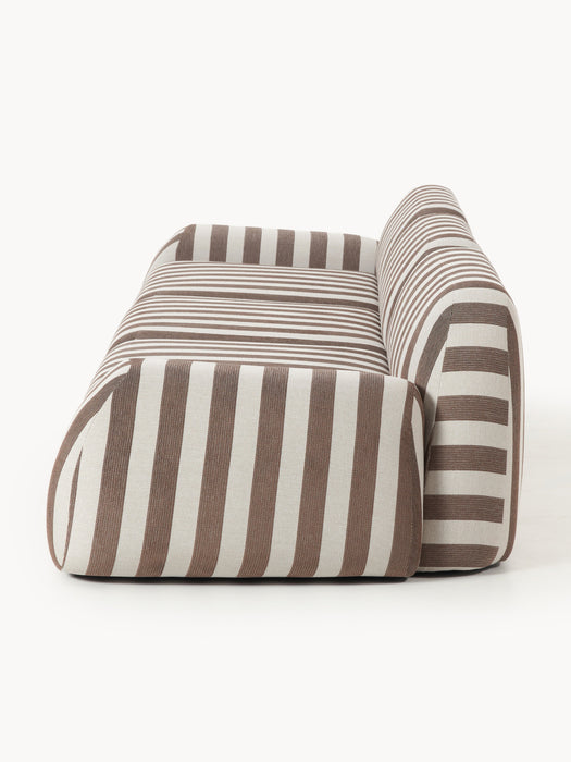 Modular Striped Sofa Wolke 4-seater
