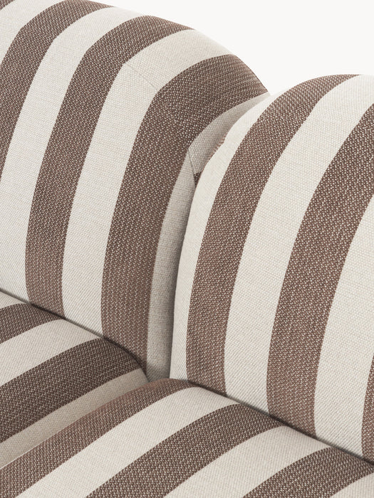 Modular Striped Sofa Wolke 4-seater