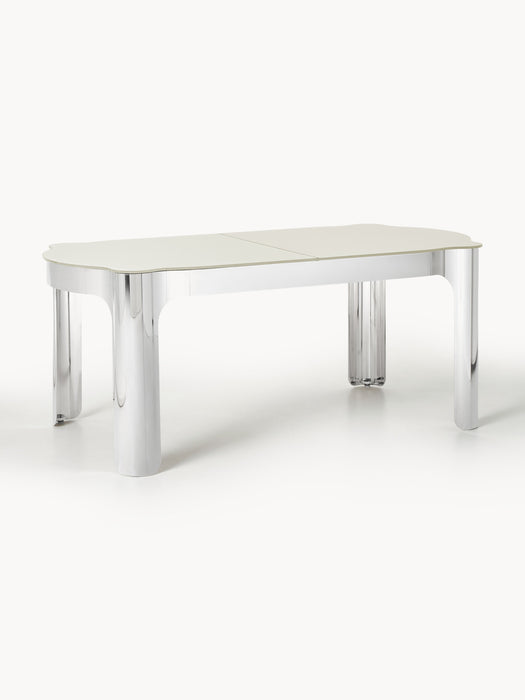 Dining Table Georgia with Glass Top in various sizes