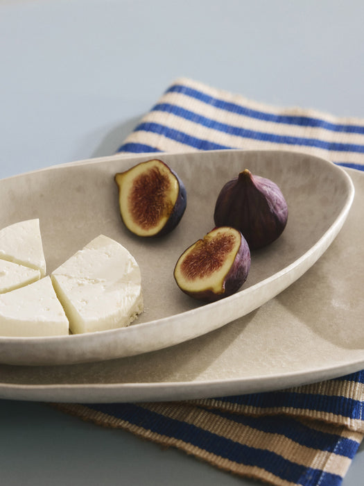 Handmade Organic Shaped Serving Plates Macey Set of 2