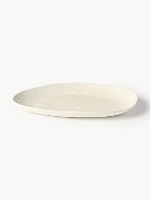 Handmade Organic Shaped Serving Plates Macey Set of 2