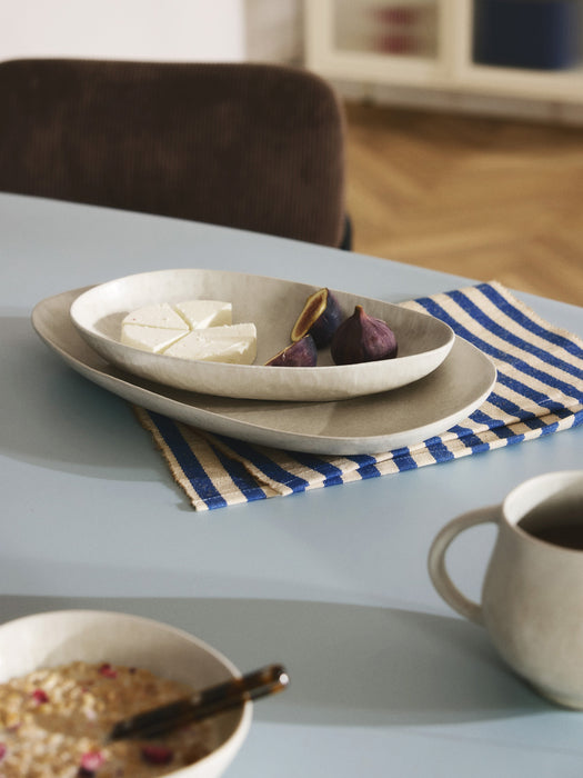 Handmade Organic Shaped Serving Plates Macey Set of 2