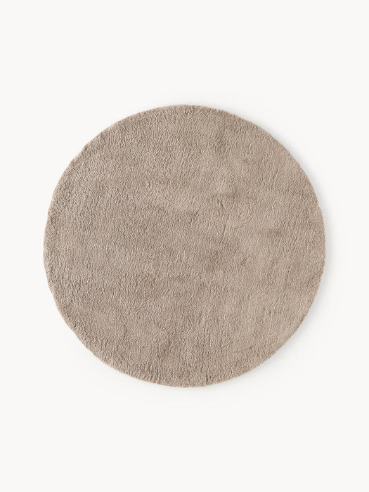 Leighton Round Fluffy High-Pile Rug