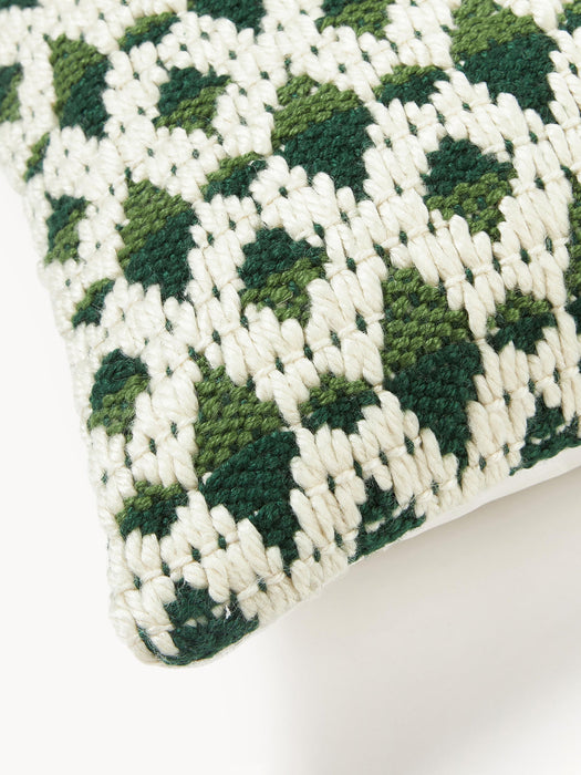 Yamir Outdoor Cushion Cover with Woven Pattern