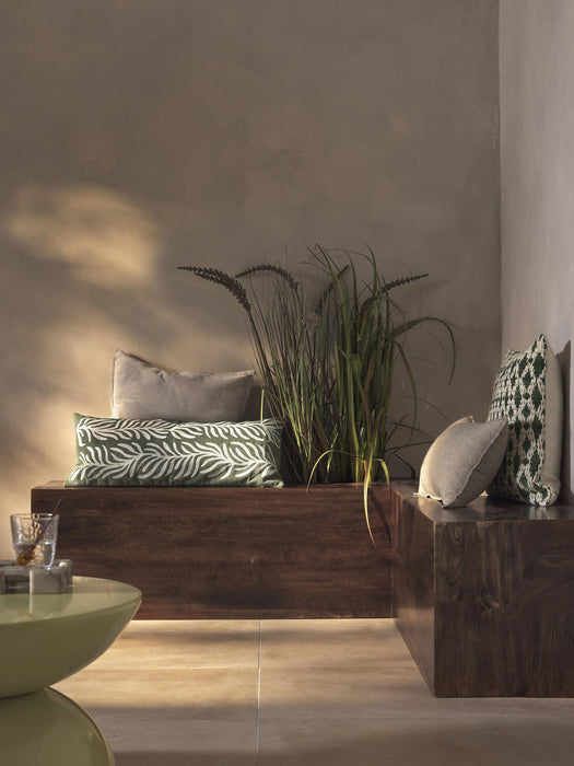 Yamir Outdoor Cushion Cover with Woven Pattern