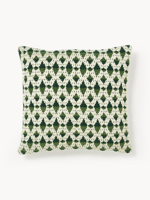 Yamir Outdoor Cushion Cover with Woven Pattern