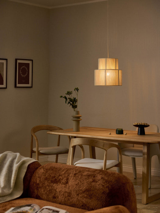 Lace Linen Thread Pendant Light