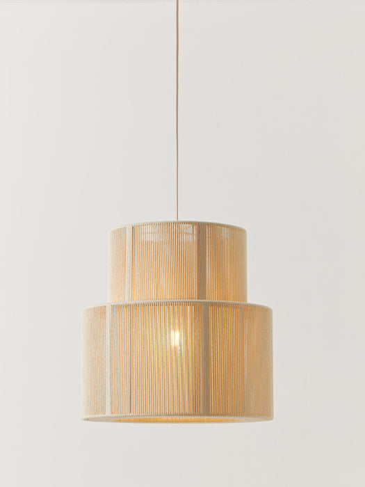 Lace Linen Thread Pendant Light