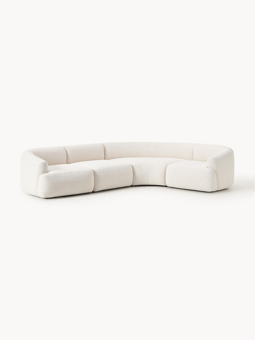 Sofia Modular Bouclé Corner Sofa (4-seater)