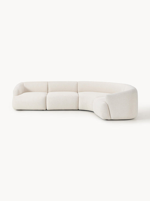 Sofia Modular Bouclé Corner Sofa (4-seater)