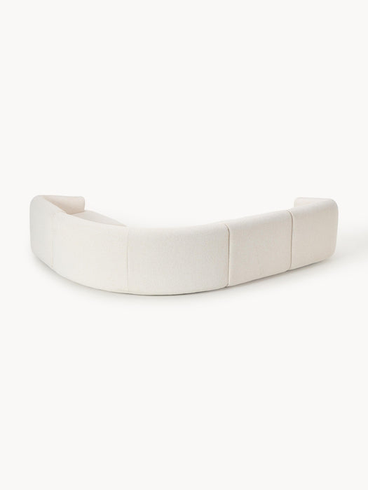 Modular Boucl Corner Sofa Sofia 4-seater