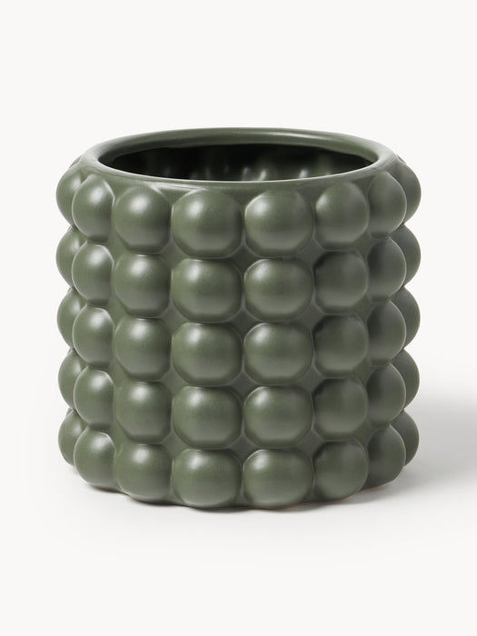 Stoneware Cover Pot Bob H 21 cm