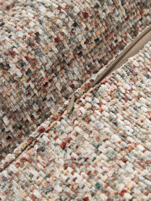 Hanka Chenille Cushion Cover with Pixel Pattern