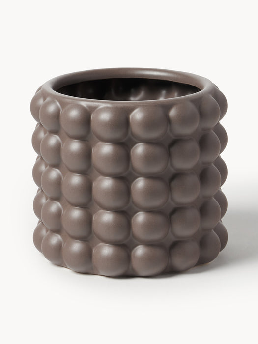 Stoneware Cover Pot Bob H 18 cm