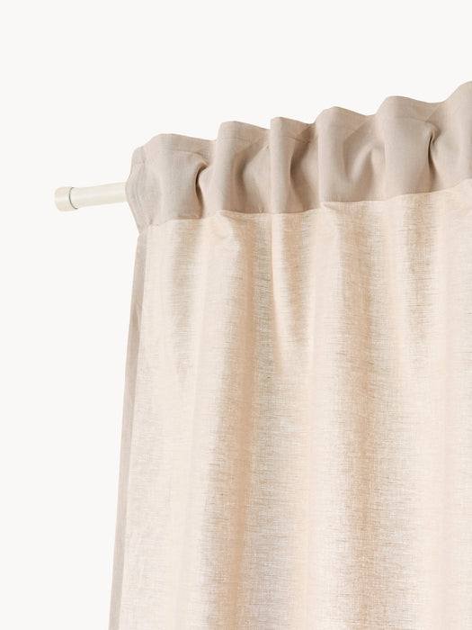 Sari Light-Filtering Multi-Band Curtain, W 280 cm