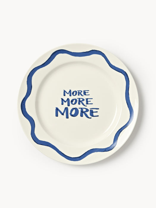 Porcelain Breakfast Plates Tutti with Decorative Motif Set of 4