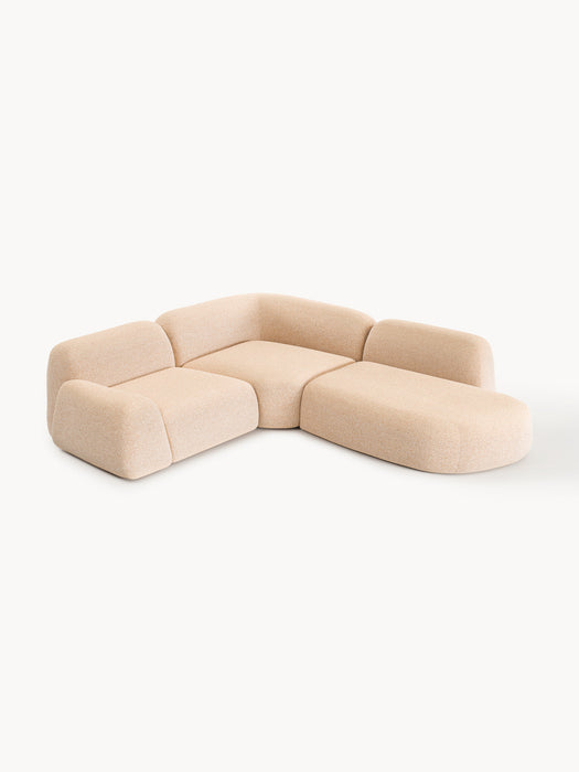 Wolke Modular BouclÃ© Corner Sofa (4-seater)